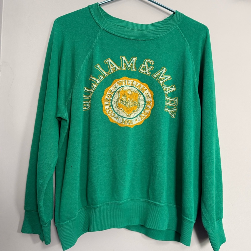 60’s College of William & Mary True Vintage Crewneck Sweater - Picture 2 of 16